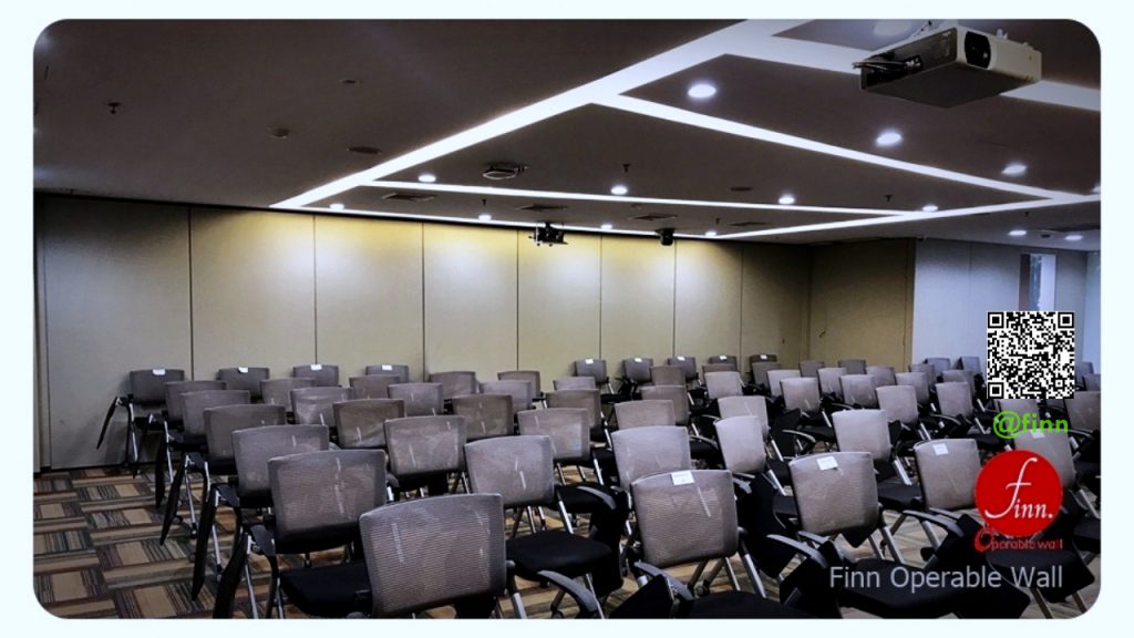 FINN De'cor Thailand ผู้ผลิต และจำหน่าย ผนังกันเสียงเคลื่อนที่ สำหรับกั้นห้องประชุม